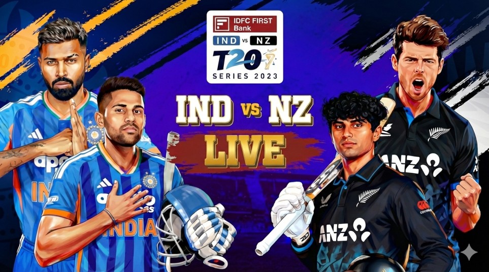 IND vs NZ 5th T20I live score today